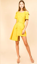 Mustard Asymmetric Dress